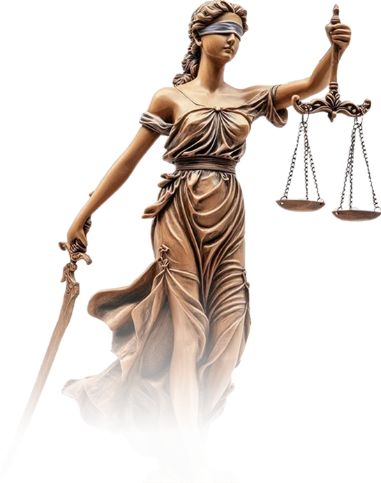 Lady Justice holding the scales of justice, symbolizing Munal Group's legal advisory practice